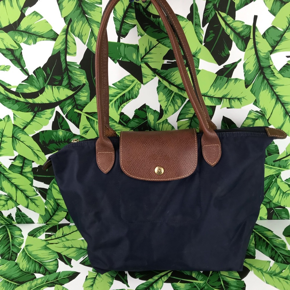 Longchamp Lê Pliage Navy Nylon Tote